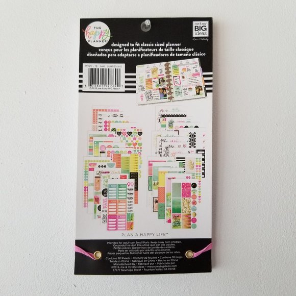 🟤 The Happy Planner "Watercolor" Stickers 3 x $40 - Picture 2 of 2